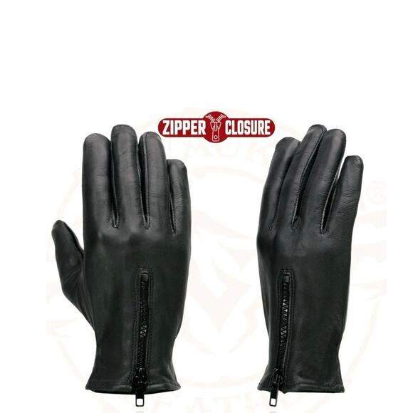 NWT Milwaukee Leather SH226D Men's Black Unlined Leather Gloves - Picture 7 of 7